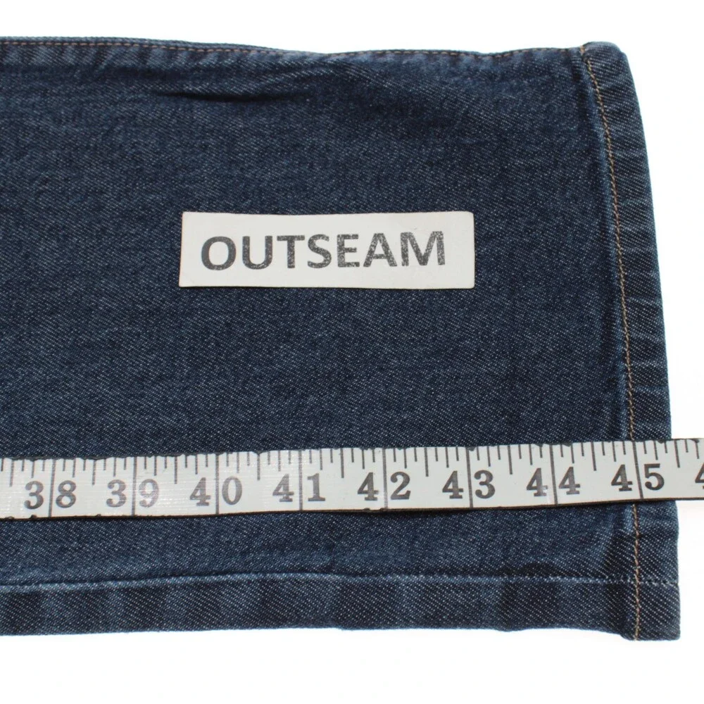 Fidelity NWT Jimmy Slim Straight 5 Pocket Jeans Size 38 US in Blue Cotton Blend
